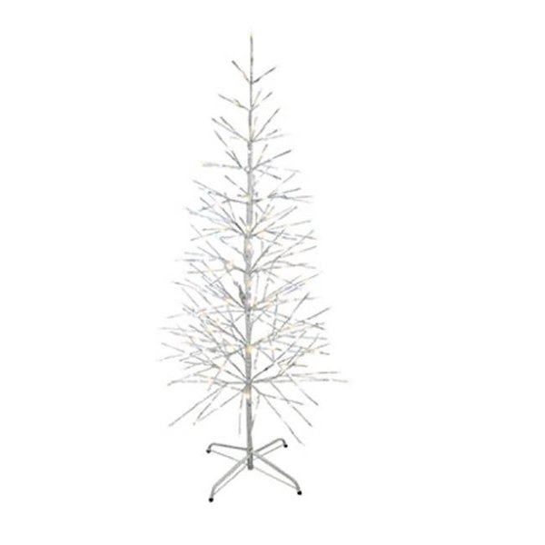 Holiday Bright Lights Holiday Bright Lights 266684 42 in. LED Lighted Birch Tree; Warm White & Pure White 266684